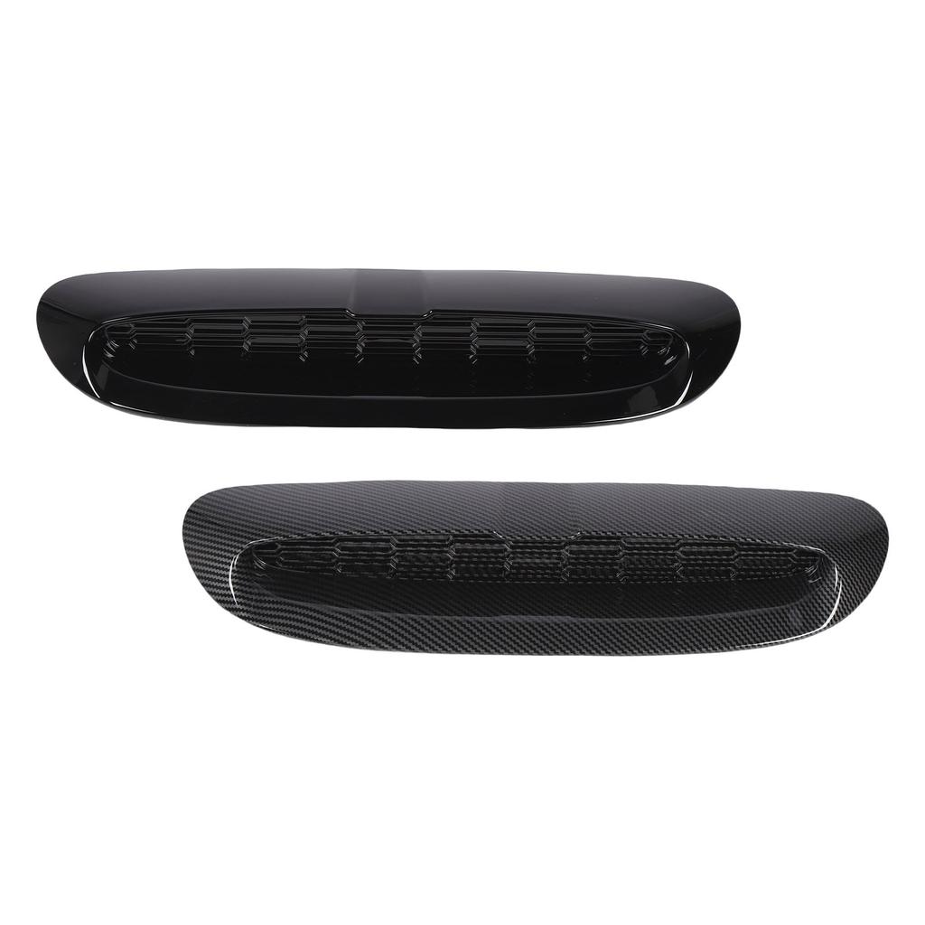 Hood Scoop Easy Installation ABS Air  Intake Hood Scoop Robust Glossy  1:1 Precision Fit Decorative for Vehicle