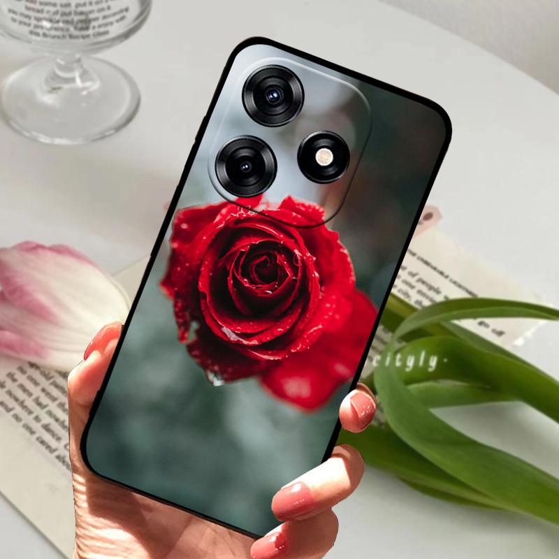 For Tecno Spark 10 Case 6.6" Shockproof Soft Silicone TPU Back Cover for Tecno Spark 10 4G Phone Cases Spark10 Cute Fundas Capa