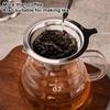Stainless Steel Pour Over Coffee Filter Ultra Fine Mesh Space Saving Reusable Dripper for Office Staff Coffee Making