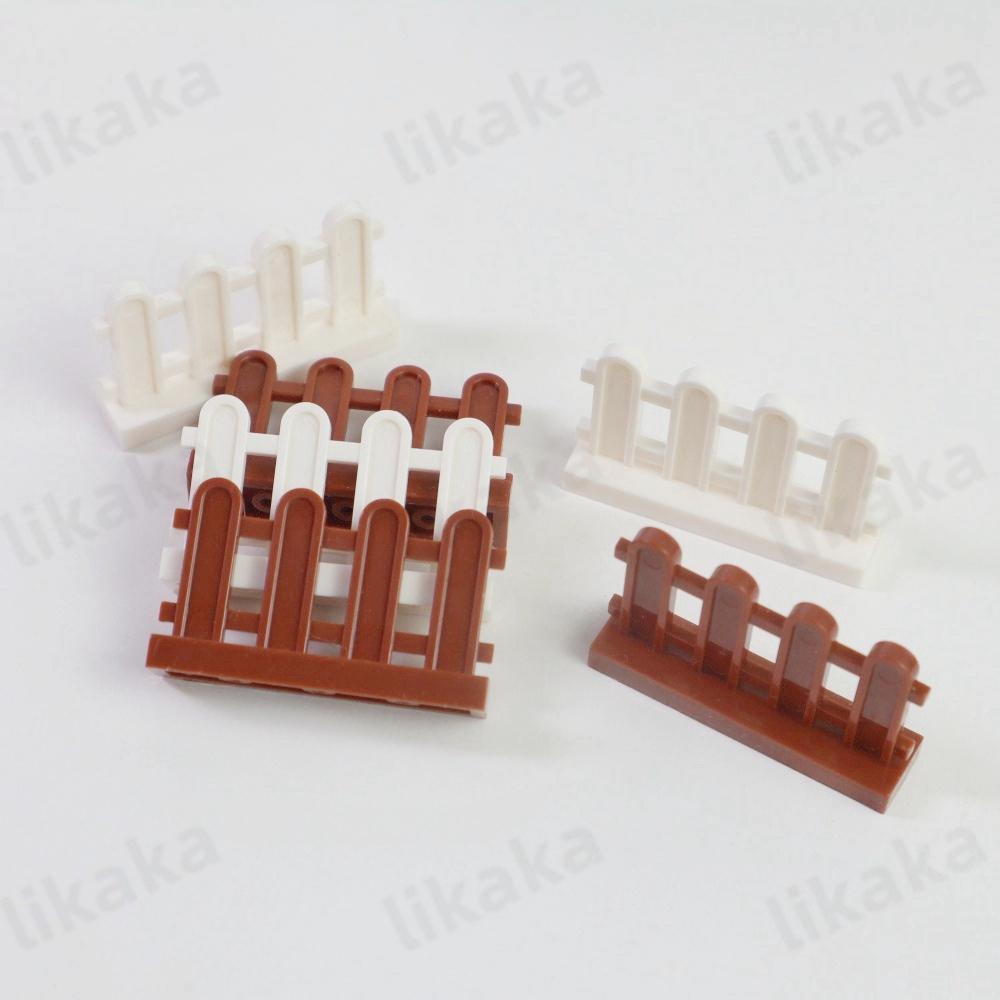 Fence Building Blocks Toys Parts Moc Railing Blocks Toy Compatible Classic Bricks Accessories Diy Toys For Kids Boys Gifts