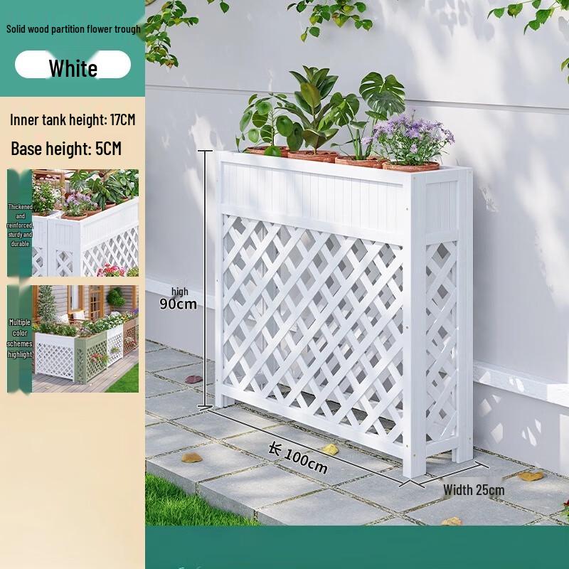 Outdoor Partition Flower Planter Box