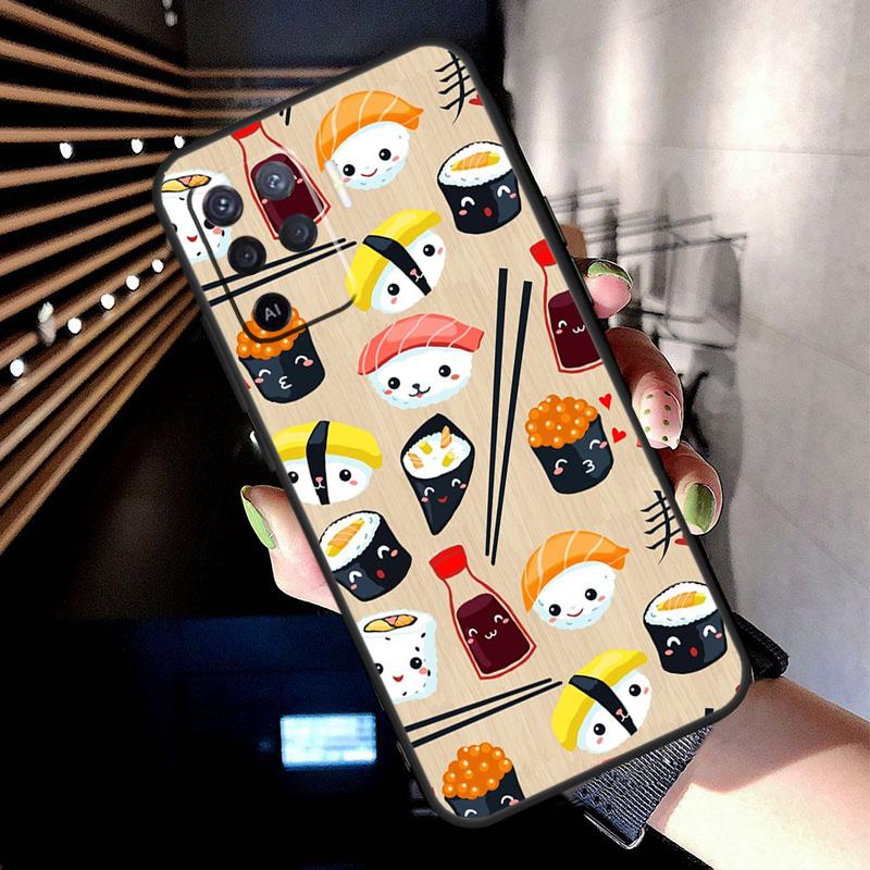 Sushi Lebensmittel Hülle Für Oppo A38 A18 A78 A98 A58 A60 A80 A40 A96 A76 A16 A94 A74 A54 A15 A17 A57 A77 A5 Pro