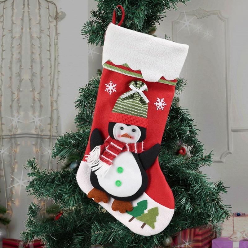 Christmas decorations, creative cartoon-shaped gift socks, for home Christmas scene decoration