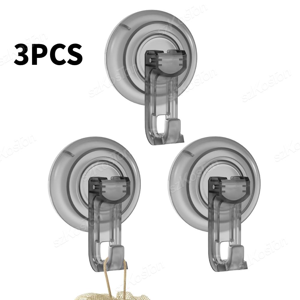 1-10pcs Reusable Traceless Clothes Hook Powerful Suction Cup Hooks Heavy Duty Suction Shower Hooks Storage Hanger Accessories