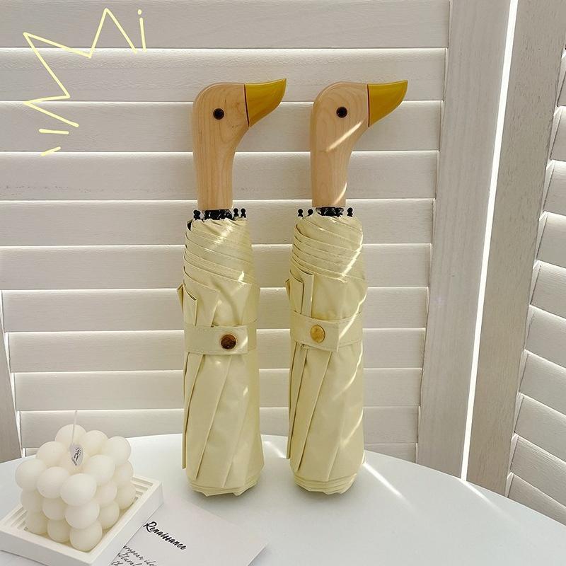 Ombrello Casual Pratico Ombrello Sole e Pioggia Compatto Portatile Protezione UV Pieghevole Ombrello da Viaggio Pendolarismo Quotidiano