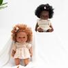Realistic 13Inch/33Cm Black Skin Baby Dolls Soft Full Body Silicone Vinyl Reborn Doll Washable African Reborn Doll Girl Toy Gift