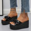 Fashion Metal Chain Sandals Platform Sandals Shoes Women Summer Sandals Beach Shoes Female Casual Shoes 2024 Women's Sandals