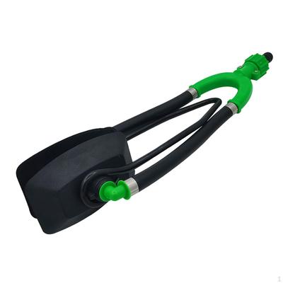 Accessoire Rince-Moteur de Bateau Support de Fixation à Pince Lave-Moteur Marin Hors-Bord Eau Noire