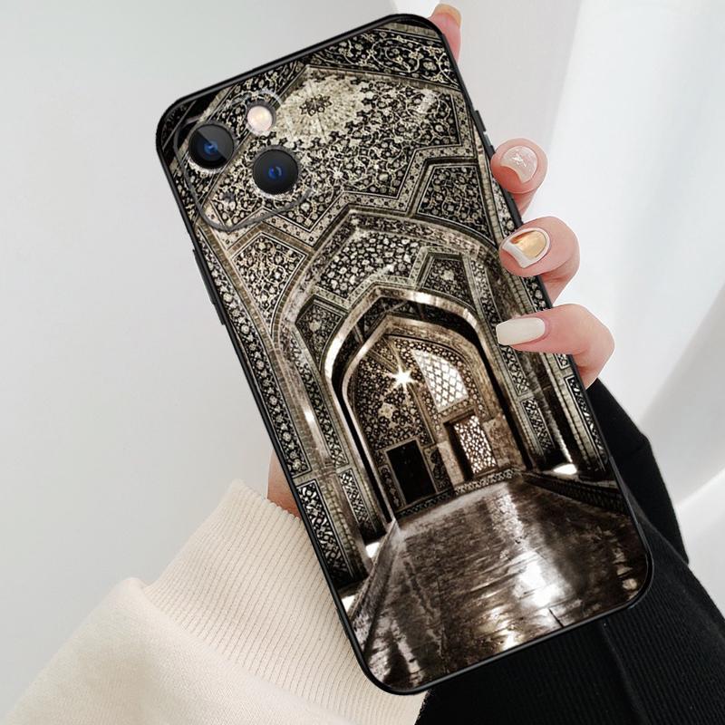 Islam Muslim Mosque Phone Case For iPhone 17 Pro Max 16 15 11 13 12 14 Pro Max mini 15 16 Plus 16e 17 Air Cover