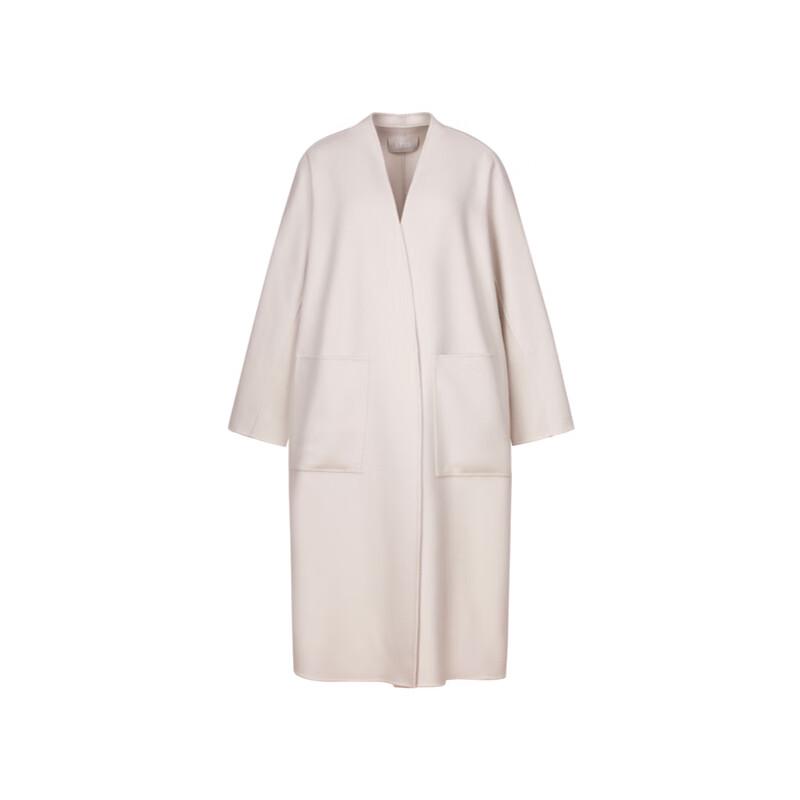 LESS Women's Loose Fit Cashmere Blend Coat