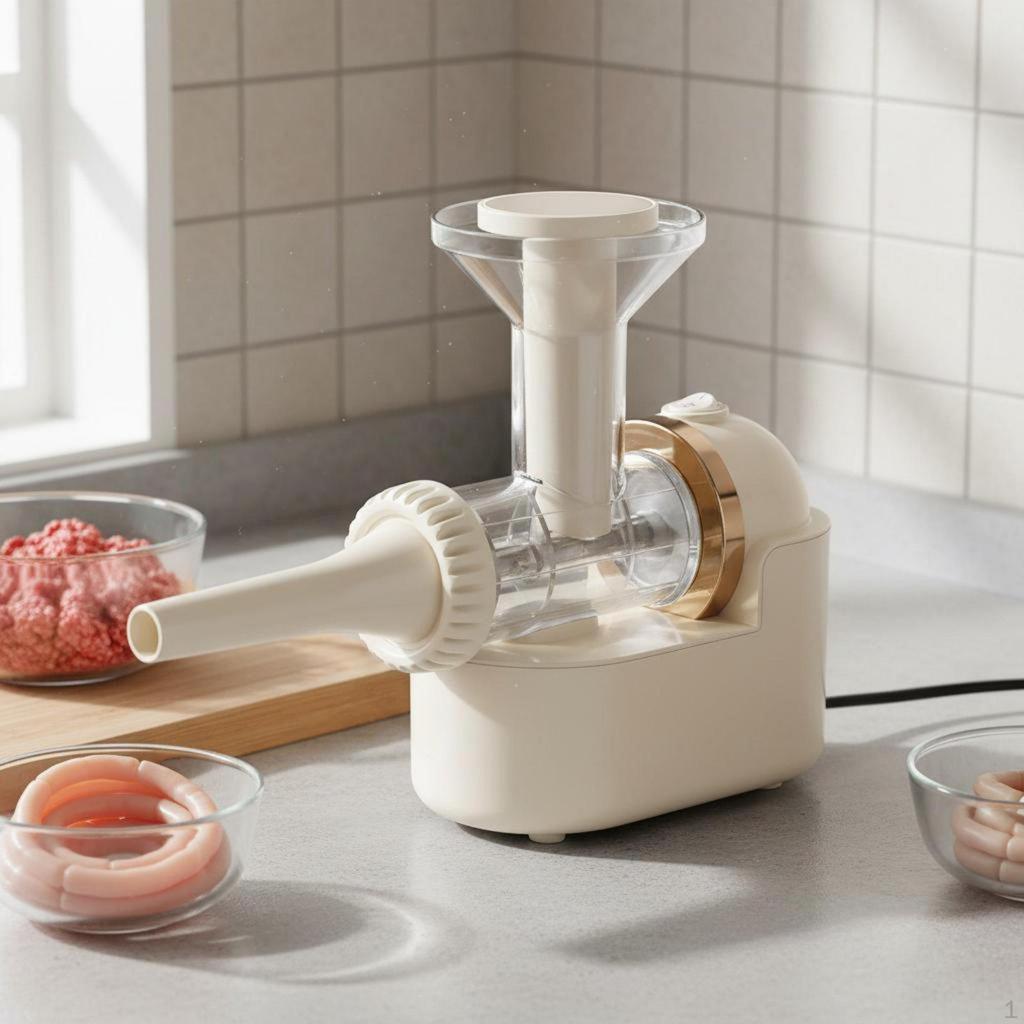 Electric Meat Tube Stuffer Easy To Clean Automatic Filler ApplianceTouch Household