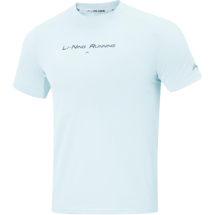 Li-Ning Lightweight Breathable Comfortable Short Sleeve T-Shirt Men tops White ATSV313-5 XXL