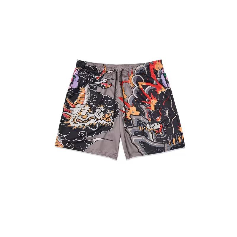 Pantaloncini Estivi da Uomo con Stampa Tribale 3D