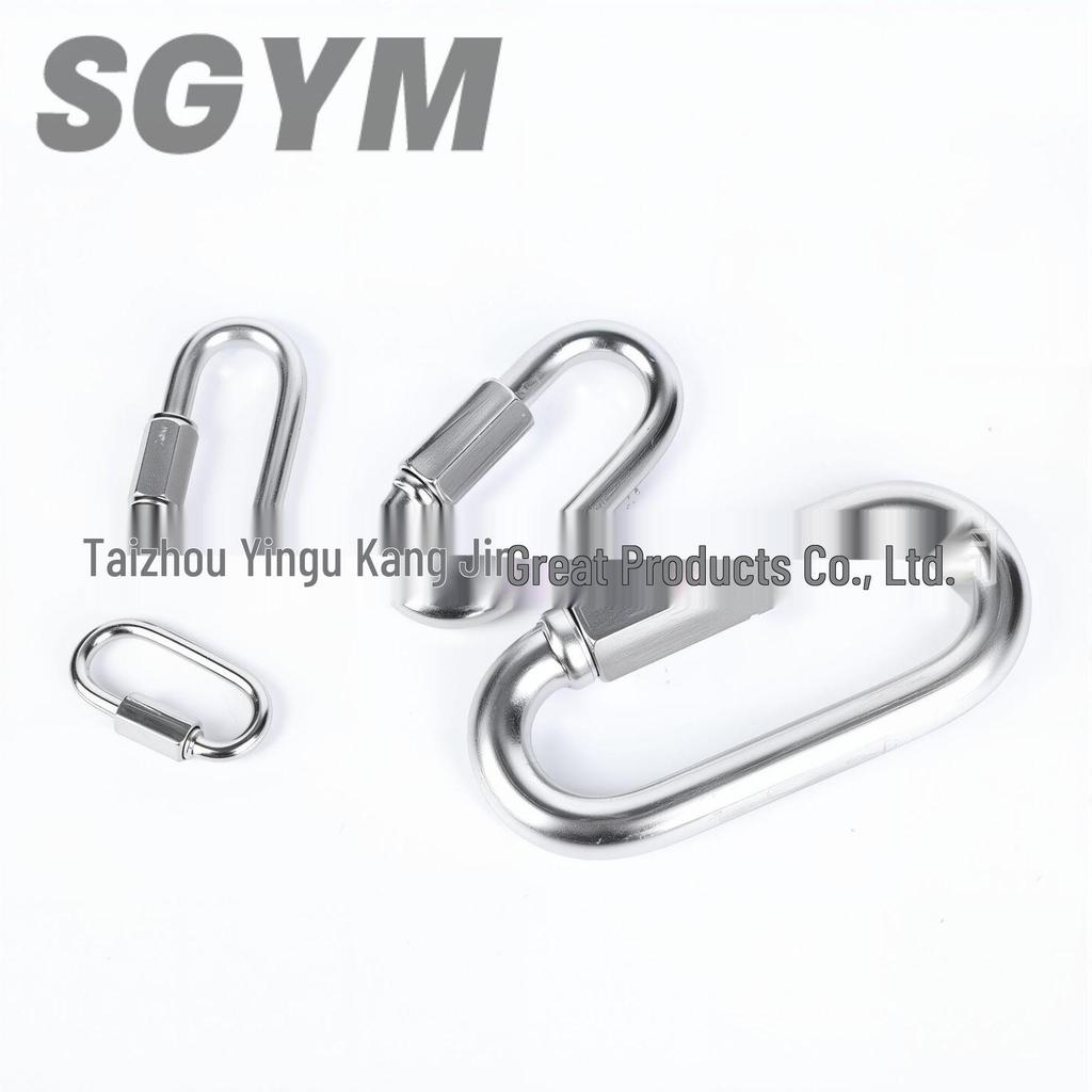 304 Stainless Steel Quick Link Lock Hook Chain Connector, 3-16mm