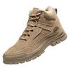 Men's Steel Toe Non-Slip Welding Work Shoes - High-Density, Anti-Smashing, Anti-Puncture, Wear-Resistant Safety Footwear