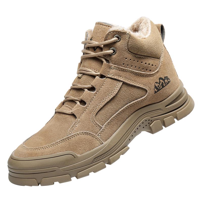 Men's Steel Toe Non-Slip Welding Work Shoes - High-Density, Anti-Smashing, Anti-Puncture, Wear-Resistant Safety Footwear