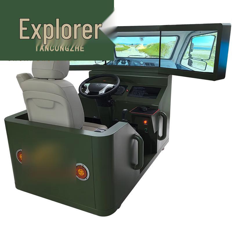 Explorer Three-Screen Static Truck Driving Simulator