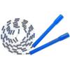 Jump Rope - Soft Beaded Segment Skipping Rope - Adjustable Tangle-free Fancy Rope For Workout SZRH A-S