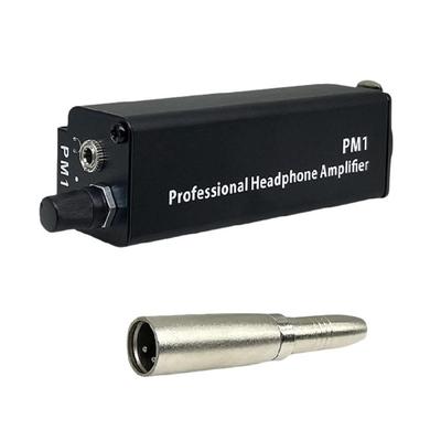 3.5mm Headphone Amplifier No Interferences HiFi Sound Quality with Output Volumes Control for Music Lover