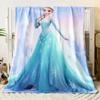 Cartoon Frozen Elsa Queen  Soft Blankets Warm Blanket Comfortable Blanket Picnic Bed Sofa Family Bedroom Children's Room Napping