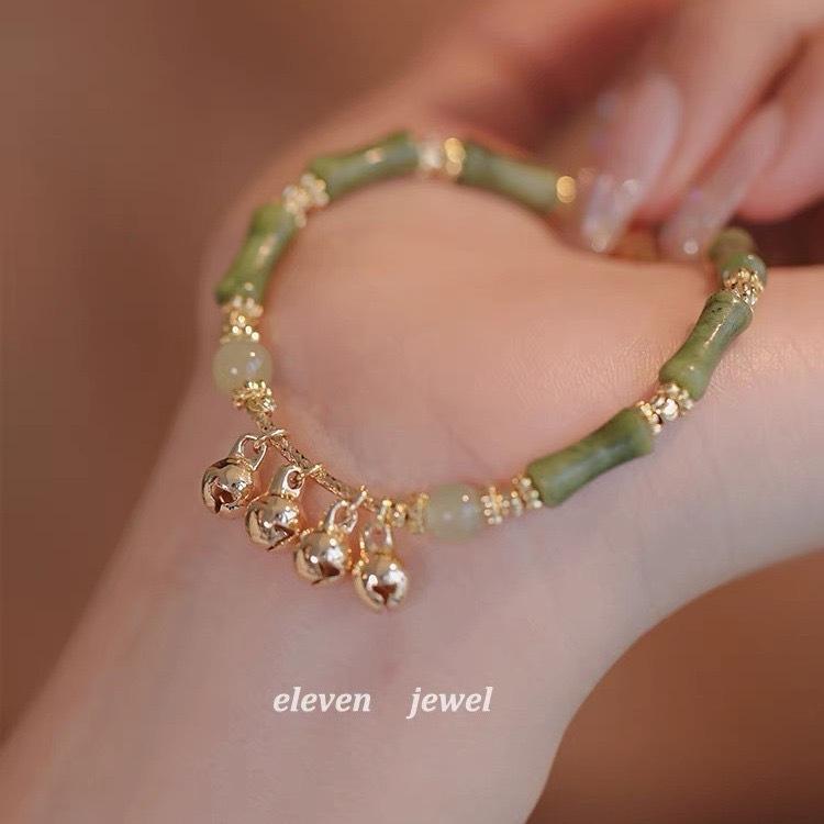 Guofeng Xiangyun Bamboo Bracelet 6-piece Women's Niche Simple High-value New Chinese Bracelet