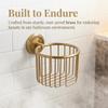 Copper Toilet Paper Rack Antique Brass Tissue Dispenser  Bathroom Restroom Toilet