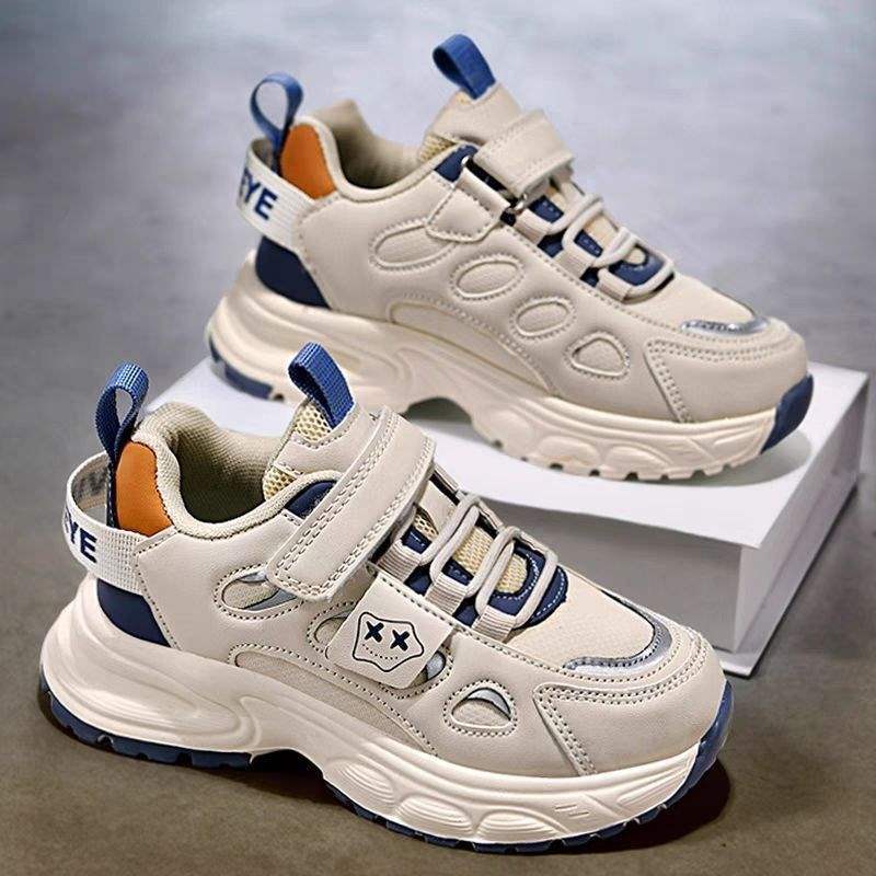 Boys shoes 2025 new autumn and winter middle and old children's running sports shoes children's soft soles boy dad shoes tide four seasons