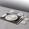 Ru Han Bone China Gold Rim Tableware Set
