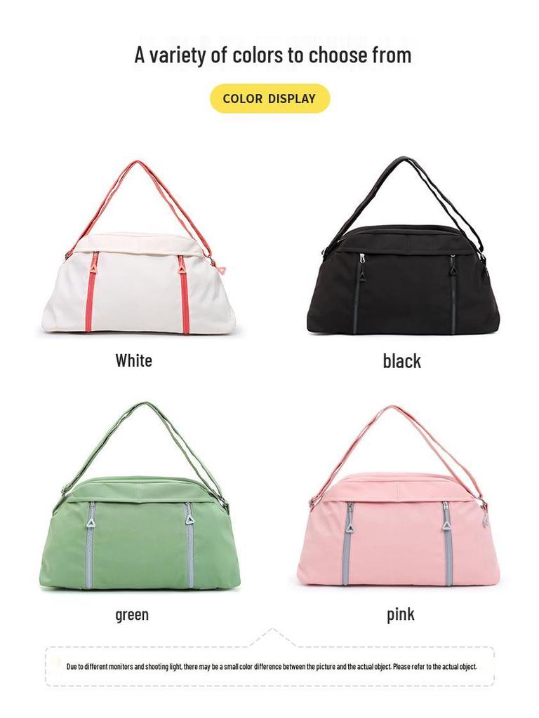 Women's Large Capacity Solid Color Sports & Travel Bag for Short Trips