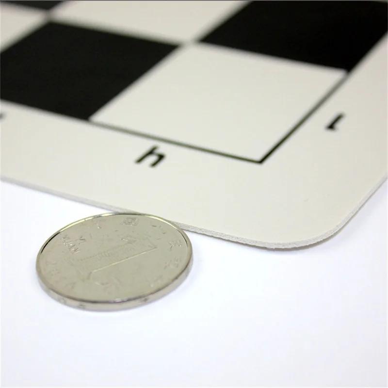 Chessboard PU Leather, 35cm/43cm/51CM Chess Pieces Set Board  Checker Folding Checkers Or Shogi Chess Game Board
