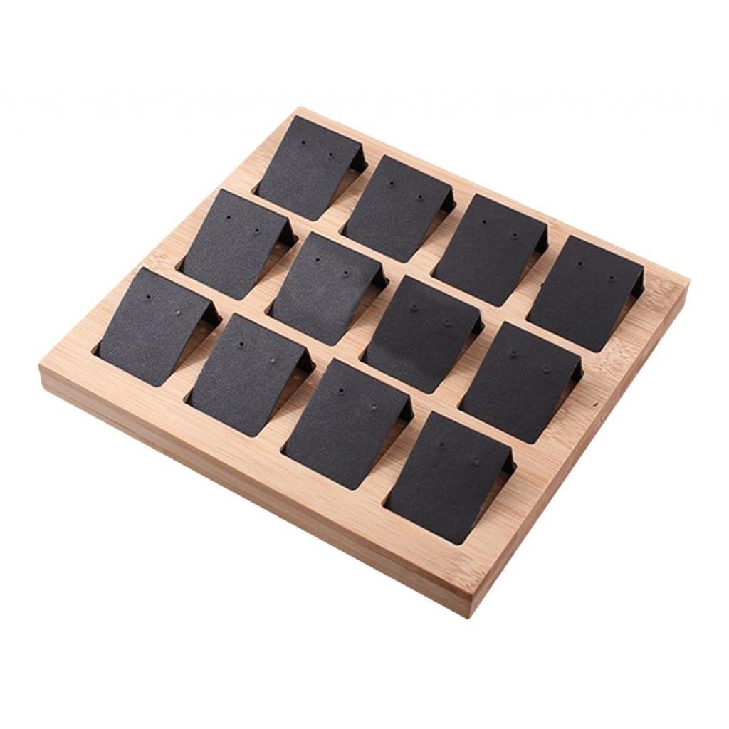 12pcs Earring Card Holder with Tray for Jewelry Accessory Display