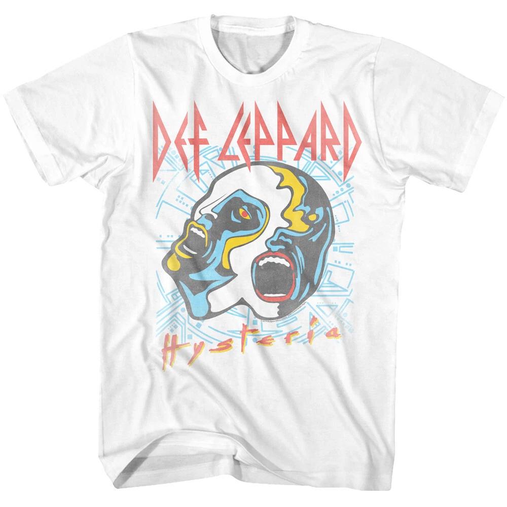 Def Leppard Hysteria Faces Men s T Shirt Rock Music Band Merch S