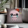 Hot Tthe Binding of Isaacable Cushion Cover Antidustmite Pillowcase Invisible Zipper Silky Short Plush Sofa Cushion Cover