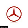 70mm Car Front Engine Emblem Logo Stickers For Mercedes Benz AMG W220 W221 W117 W166 W176 W177 Hood Badge Decal Car Accessories