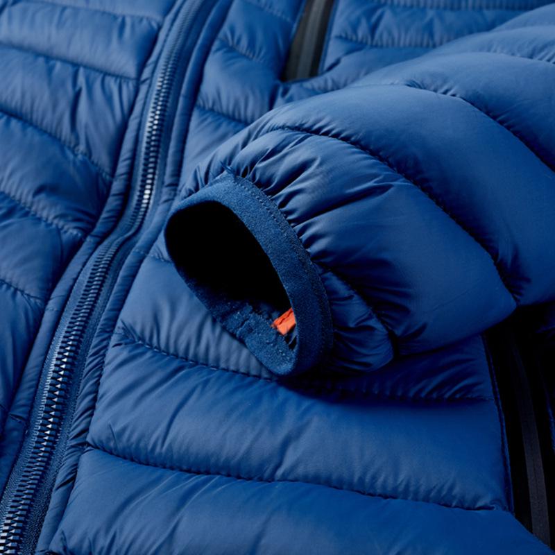 Men's Hooded Lightweight Cotton Jacket - Detachable Plus Size Casual Outerwear for Autumn/Winter