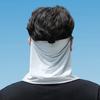 Sun Protection Guard Quick-Dry Fabric Ice Silk Face Guard with Breathable Mesh Cooling Fabric Extended Neck Gaiter Anti-UV Face Guard