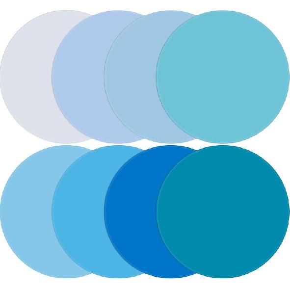 Chuangdi 8 Pcs Jar Opener Rubber Jar Gripper Pads 5'' Round Coasters Heat ulation Pad Trivet Non Tear Multi-Purpose Bottle Lid Openers for Arthritic