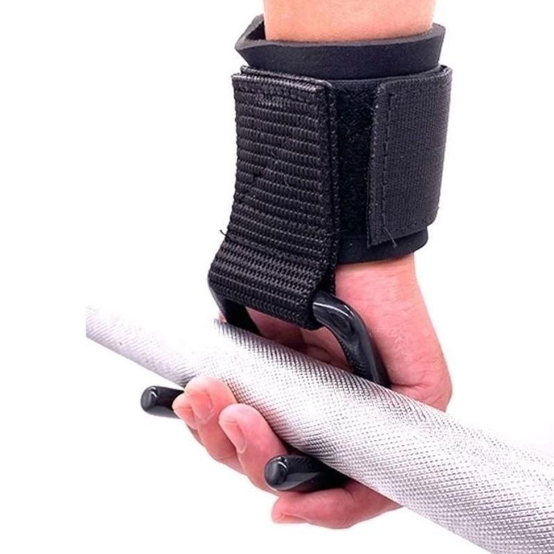 Power Hook Grip Hook for Horizontal Bar Pull Up Power Assisted Weightlifting Deadlift Training with Dumbbells