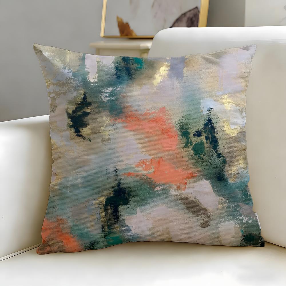 Street Graffiti Texture Cushion Cover Soft EasyWash Pillow Case Versatile for Couch Bed Travel and Office