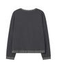 BAUF Check Henley Neck Long Sleeve [Charcoal]