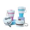 Plastic water cup with lid