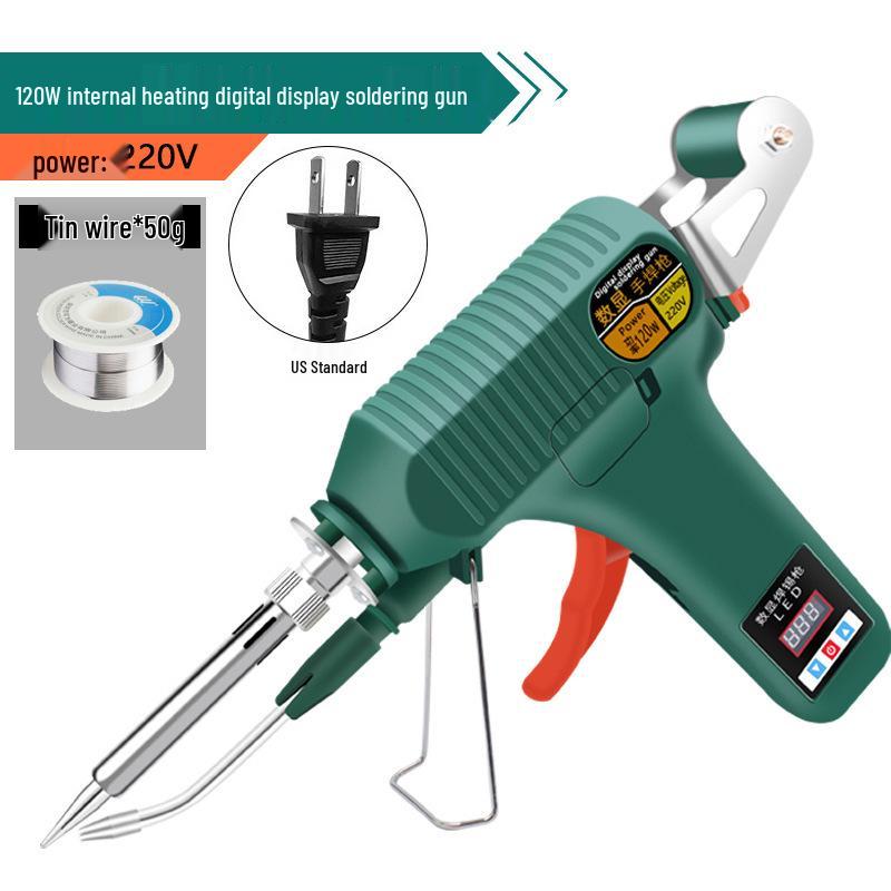 High-Power 80W Digital Display Soldering Gun with Automatic Tin Feeding