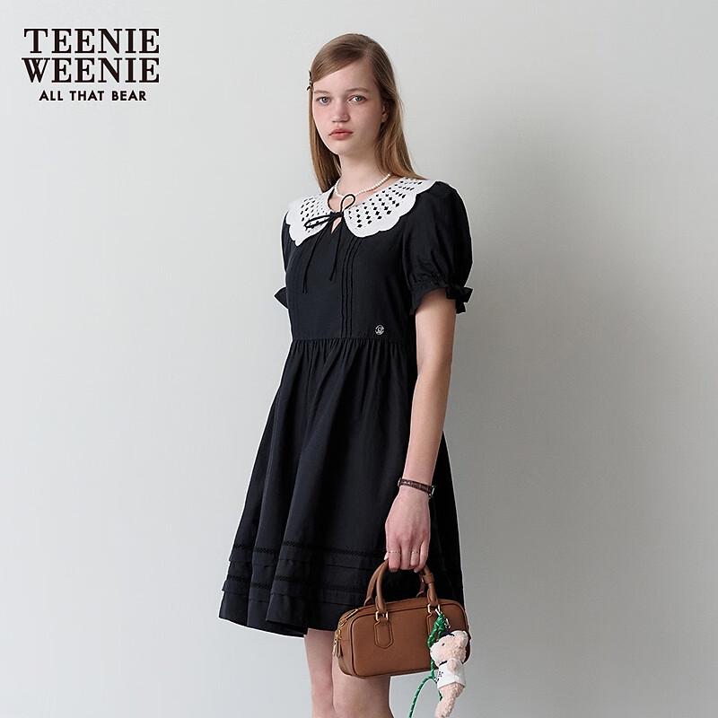 Teenie Weenie Tencel Cotton Bear Print Summer Dress