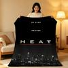 Movie H-Heat Throw High-Density Short Plush Blanket Soft Skin-Friendly for Sofa Nap Air-Conditioned Room