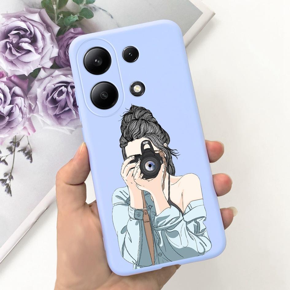 For Xiaomi Redmi Note 13 Pro Plus 5G Case Fashion Girls Love Heart Fundas Soft Silicone Cover For Redmi Note 13 Pro 4G 5G Bumper