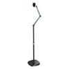 360° Rotating Retractable Floor-Standing Phone Holder for Overhead and Live Broadcasts