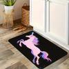 1PC Unicorn Pattern Kitchen Rug Non-Slip Door Mat Pop Design Bathroom Rug Bath Mat Carpet for Home Sink Laundry Decoreeree