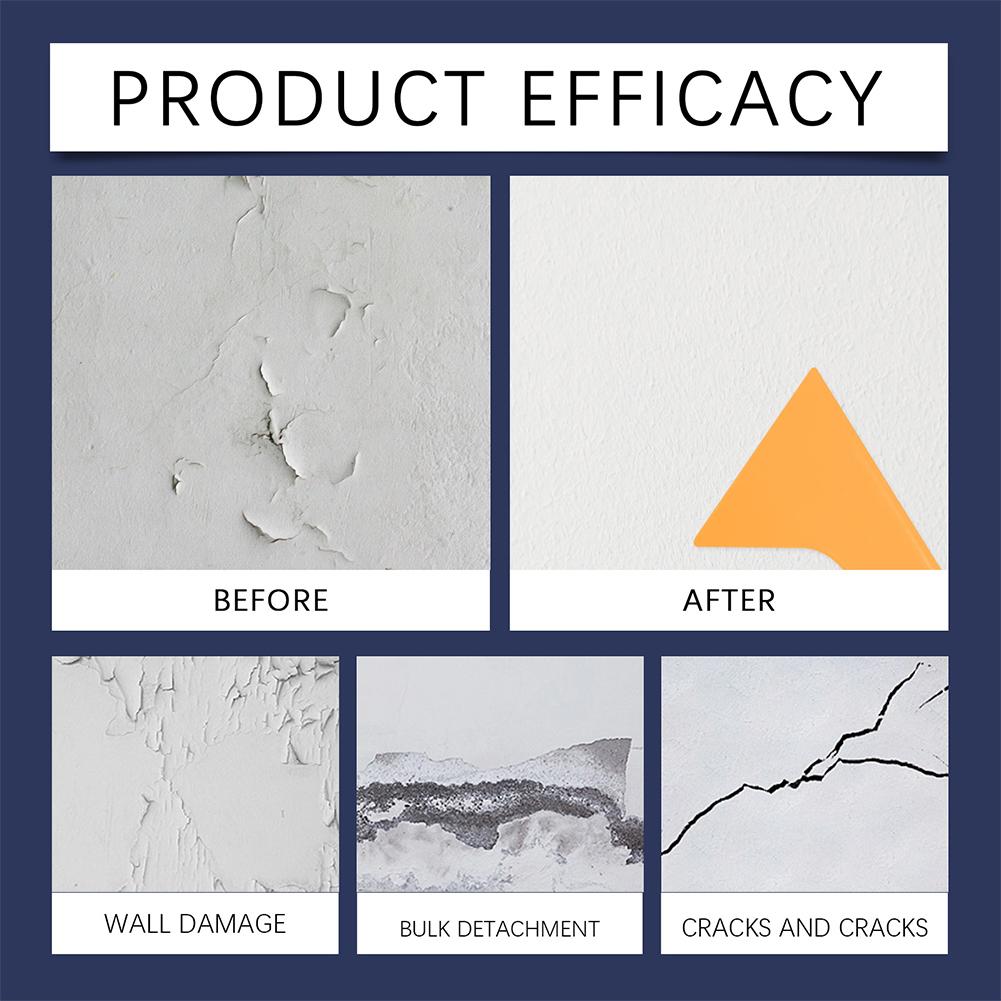 100G Quick-Drying Wall Repair Agent Waterproof White Wall Repair Paste Crack-Proof, Mildew Spots and Fillings, Renovation Tool