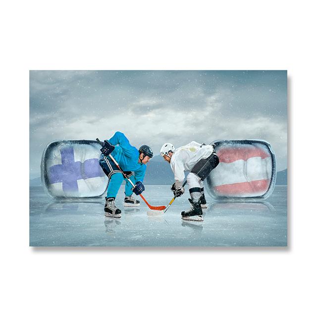 Modern Sports Hocky Canvas Painting Wall Art Field Hockey Wall Pictures Gym Posters and Prints for Living Room Home Decoration
