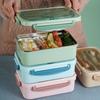 Spot Grid 304 Stainless Steel Bento Lunch Box - Microwaveable & Insulated for Women